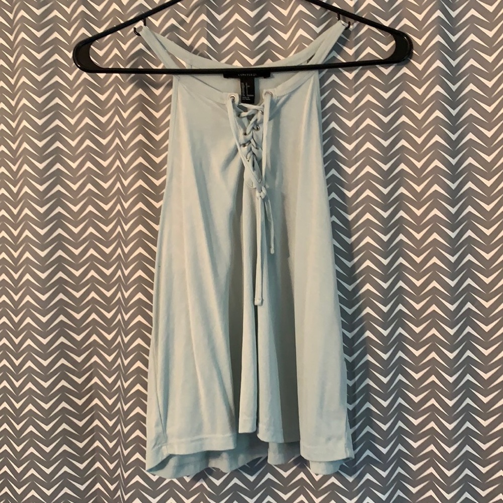 Halter Neck Flowy Tank Top